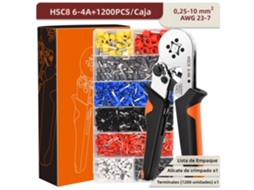 Kit de Crimpagem MDUG para terminais tubulares, tamanhos 0.08 a 16mm²