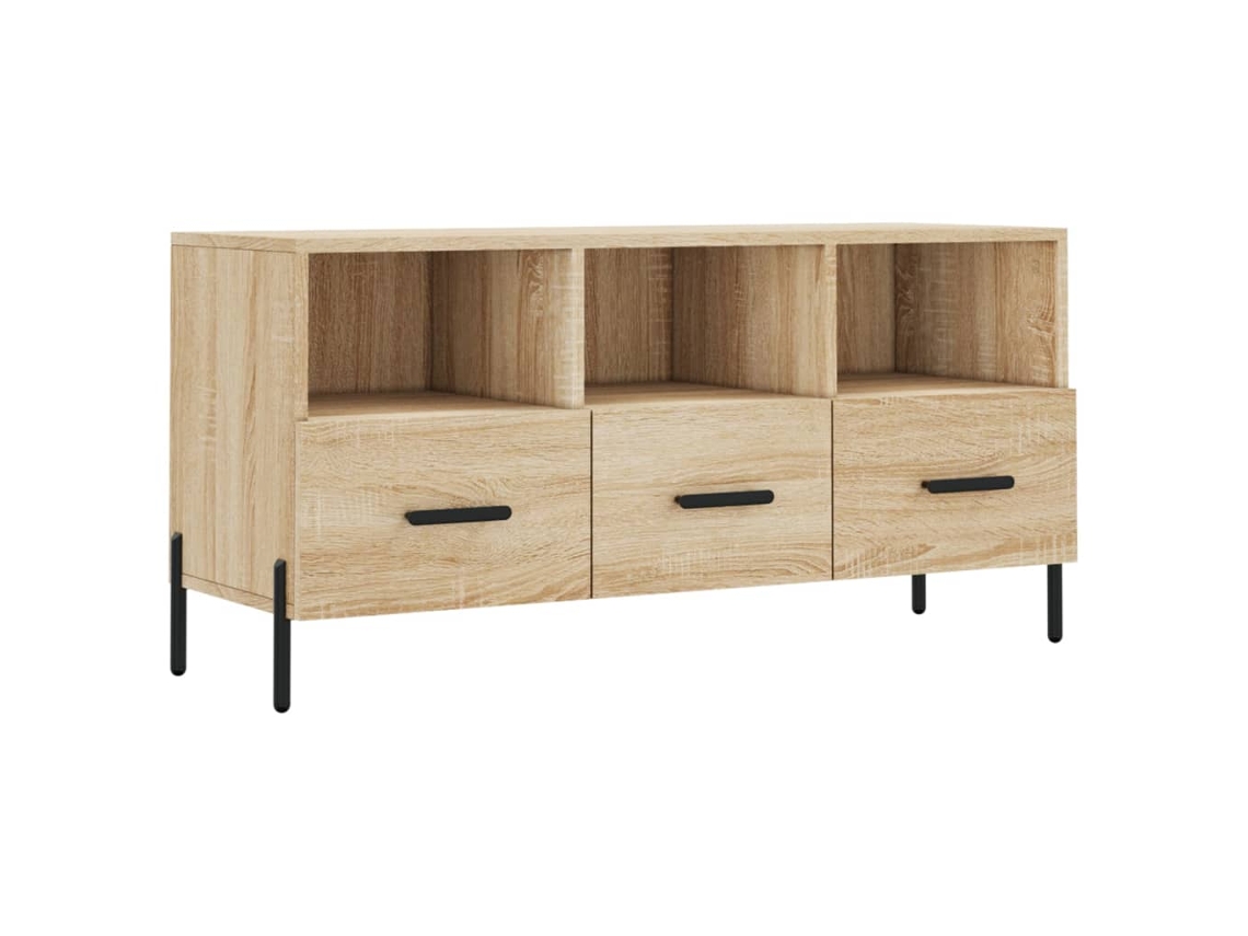 Tv Cabinet, Tv Cabinets Vidaxl Marrom Madeira Processada (n/a)