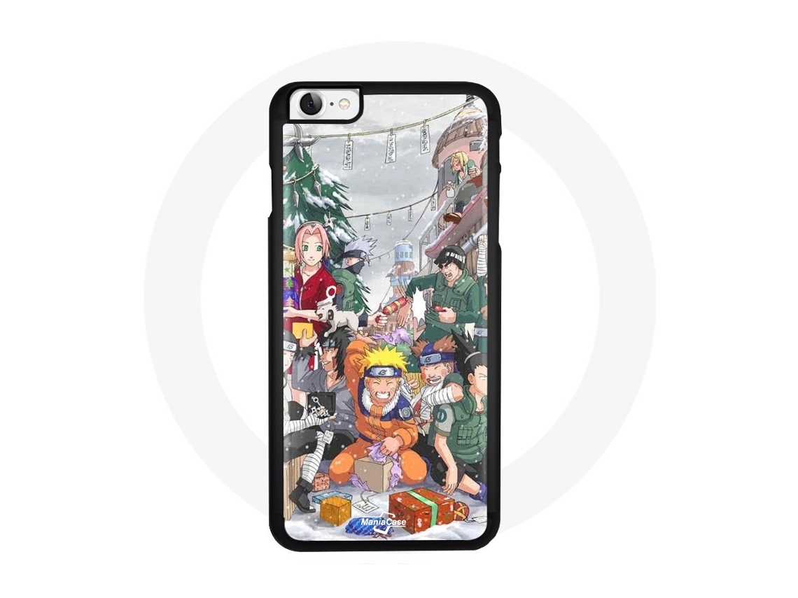 Capa para iphone 8 Naruto Christmas Day Anime Manga