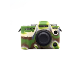 Capa para Fujifilm X t5 Capa de Silicone para Câmera CUICH (camuflada)