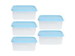 Tupperware - Lancheira transparente para micro-ondas, caixa de plástico lacrada para armazenamento em geladeira