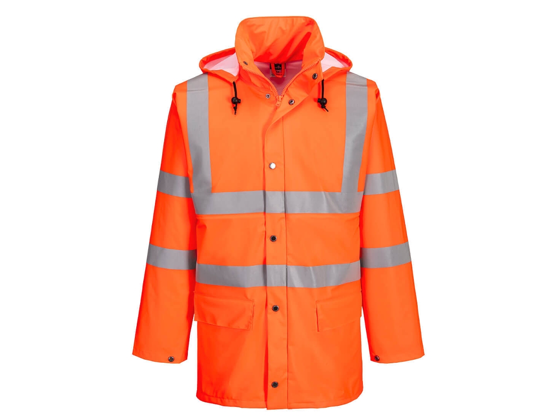 Parka De Alta Visibilidade Ultra Rain Sealtex Para Proteção Máxima / Laranja / M Portwest