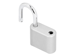 Cadeado com Senha Anti roubo S/MARCA para Porta Mochila Bagagem Segurança Resistente Chaveiro Sem Chave Prata