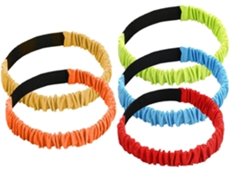 Conjunto De 10 Faixas Elásticas Toyvian Para Corrida Três Pernas, Em Tecido Oxford Com Fecho Velcro |