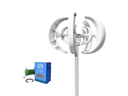 Gerador De Energia Eólica, Design De Eixo Vertical, Capacidade De Integração Solar, Com Controle Híbrido, 5000w, 12v