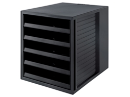 Caixa de Gaveta HAN Cabinet Set Karma 5 Gavetas Abertas Preta