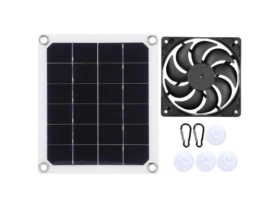 Painel Solar Monocristalino 6V 10W Carregador USB à Prova D'água para Estufas e Viagens S/MARCA