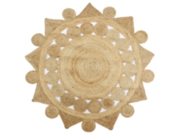 Area Rug, Area Rugs Vidaxl Marrom Juta (90 Cm)