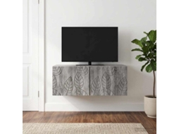 Vidaxl Gabinete De Tv De Parede 98 X 41 X 30 Cm Sonoma Cinzento