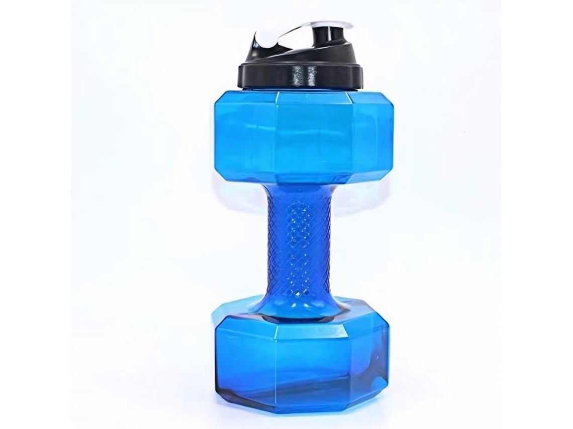 Garrafa De Água Em Formato De Halter, Garrafa De Água Portátil Com Peso, Para Esportes E Fitness