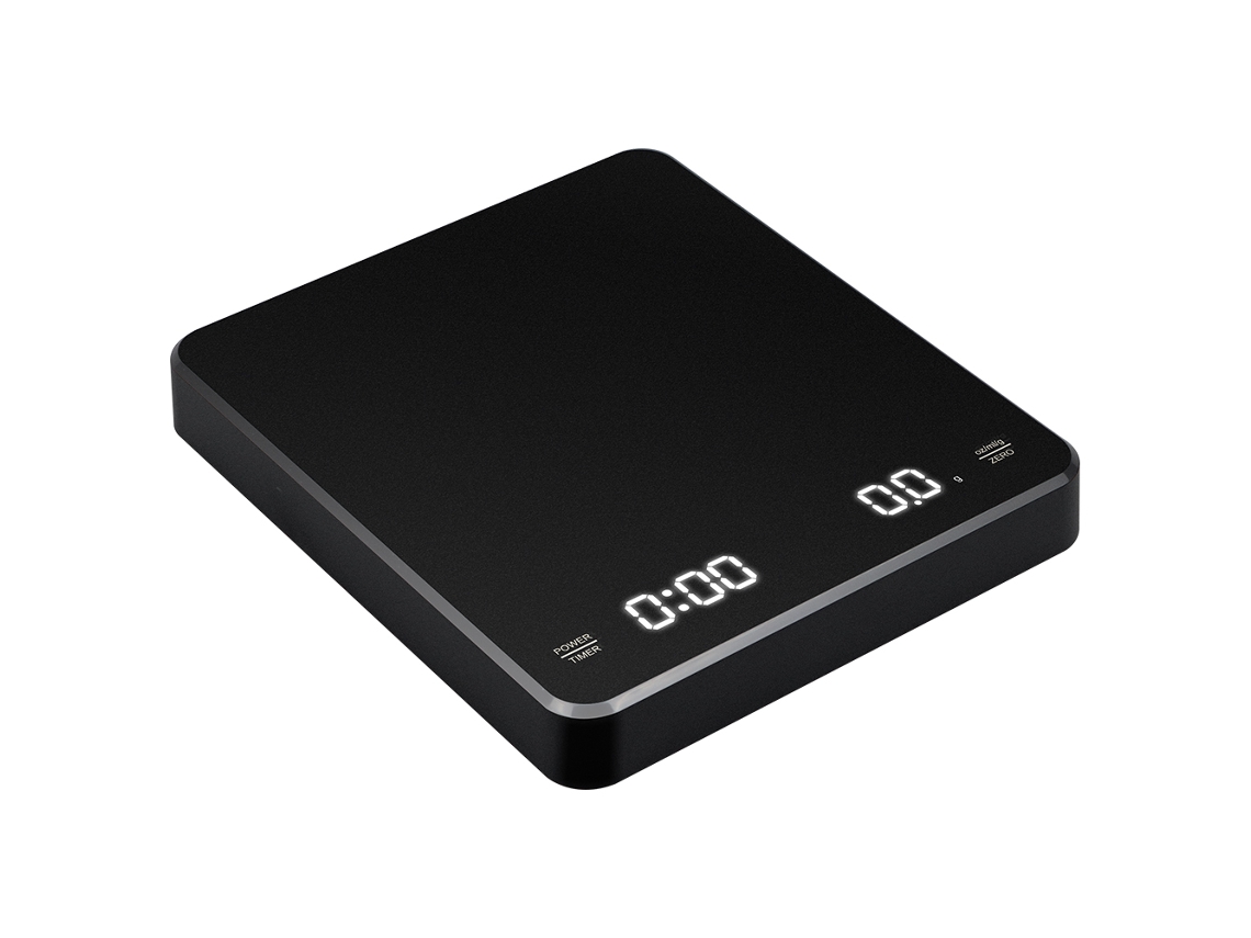 Balança De Café Lcd De Alta Precisão, 3 Kg/0,1 G, Com Temporizador E Unidades De Medida Selecionáveis: Onças/ml/gramas.