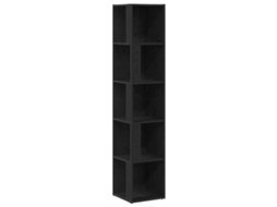 Prateleiras de Canto Carvalho Preto 33x33x164,5 cm MAISON EXCLUSIVE
