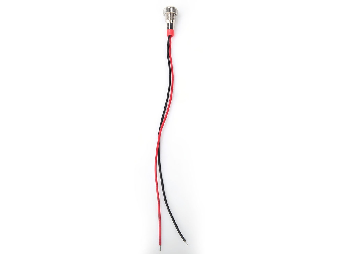 Sinalizadores Led Verdes Laxiscreed Ip65, 8mm, 24v, Pacote Com 50 Unidades Resistentes A Intempéries