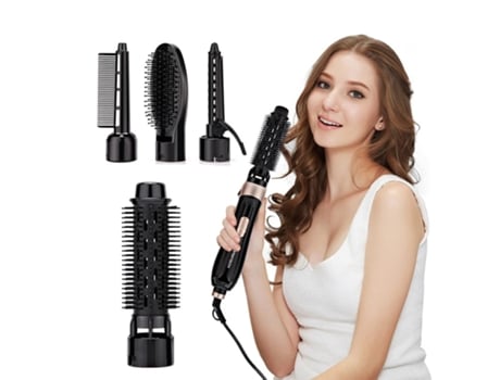 4 em 1 escova de secador de cabelo elétrica pente de ar quente Multifunction Hair Curler