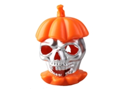 Máscara Led Laxiscreed Com 3 Modos Para Halloween, Cosplay E Caveira Assustadora Em Luz Azul Gélida