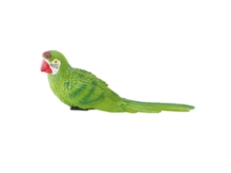 Figura De Papagaio De Resina Para Decoração Jardim Casa Verde