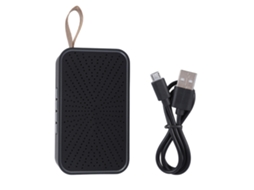 Aetheria alto falante Bluetooth Portátil Fineblue Mk 12 Wireless Som Estéreo Tws 3w Preto