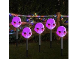 Lurelia Luz Led De Solo Para Halloween, Motivo Temático, Sistema 5 Em 1, Energia Solar, Ip65