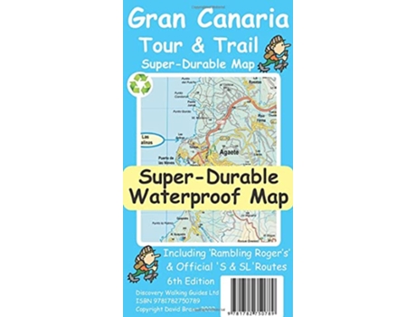 Livro Gran Canaria Tour and Trail Map de David Brawn (Inglês)