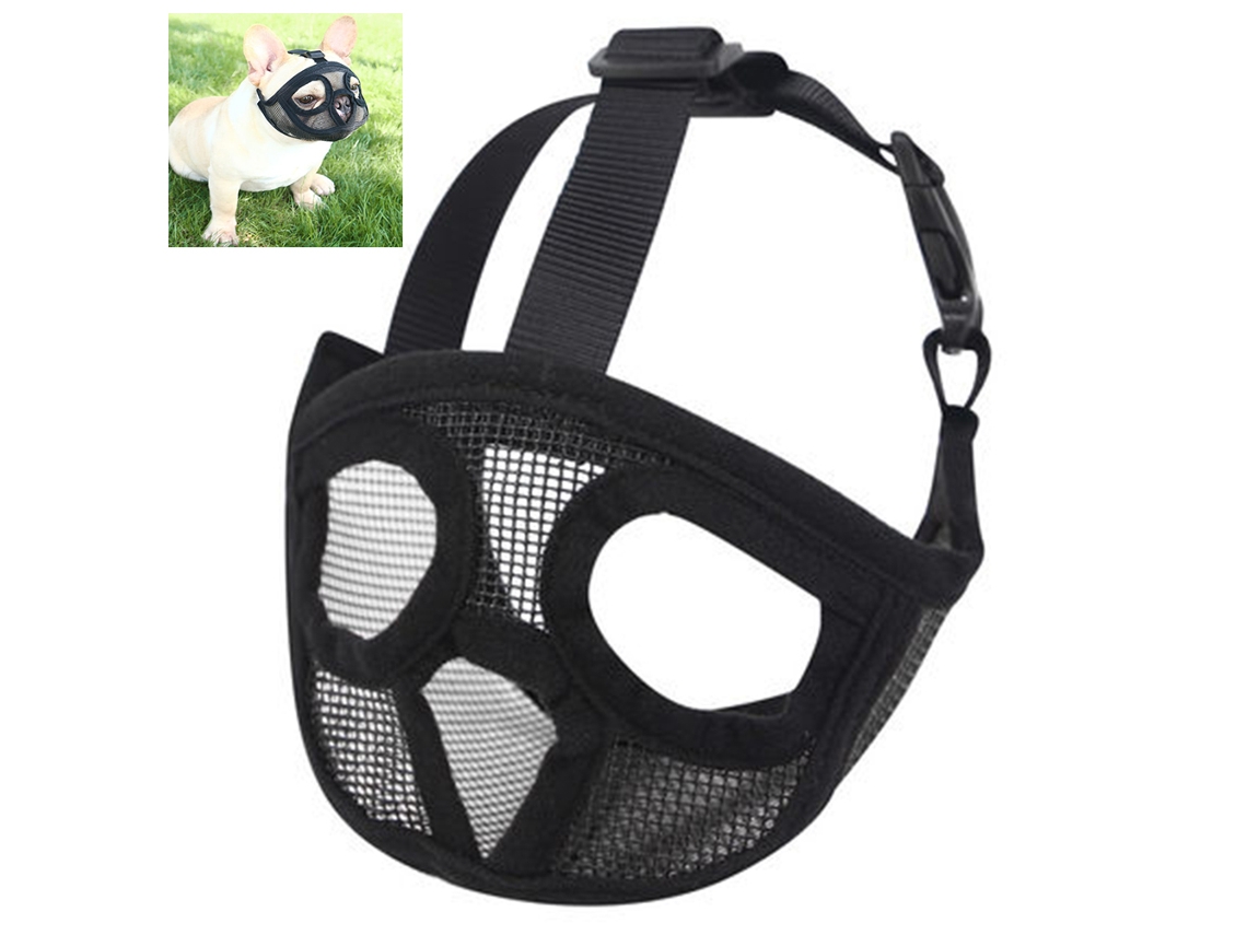 Boinas Para Cães Ajustáveis Respiráveis Anti Mordida