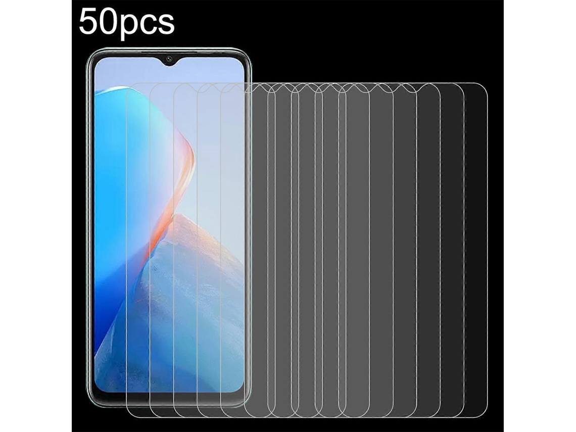 50 Unidades De Película De Vidro Temperado 9h 2.5d De 0,26 Mm Para Infinix Smart 7 Hd