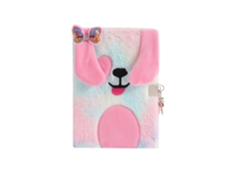 Libreta de peluche con forma de gato para la vuelta al cole: un diario infantil con candado - aquaforge