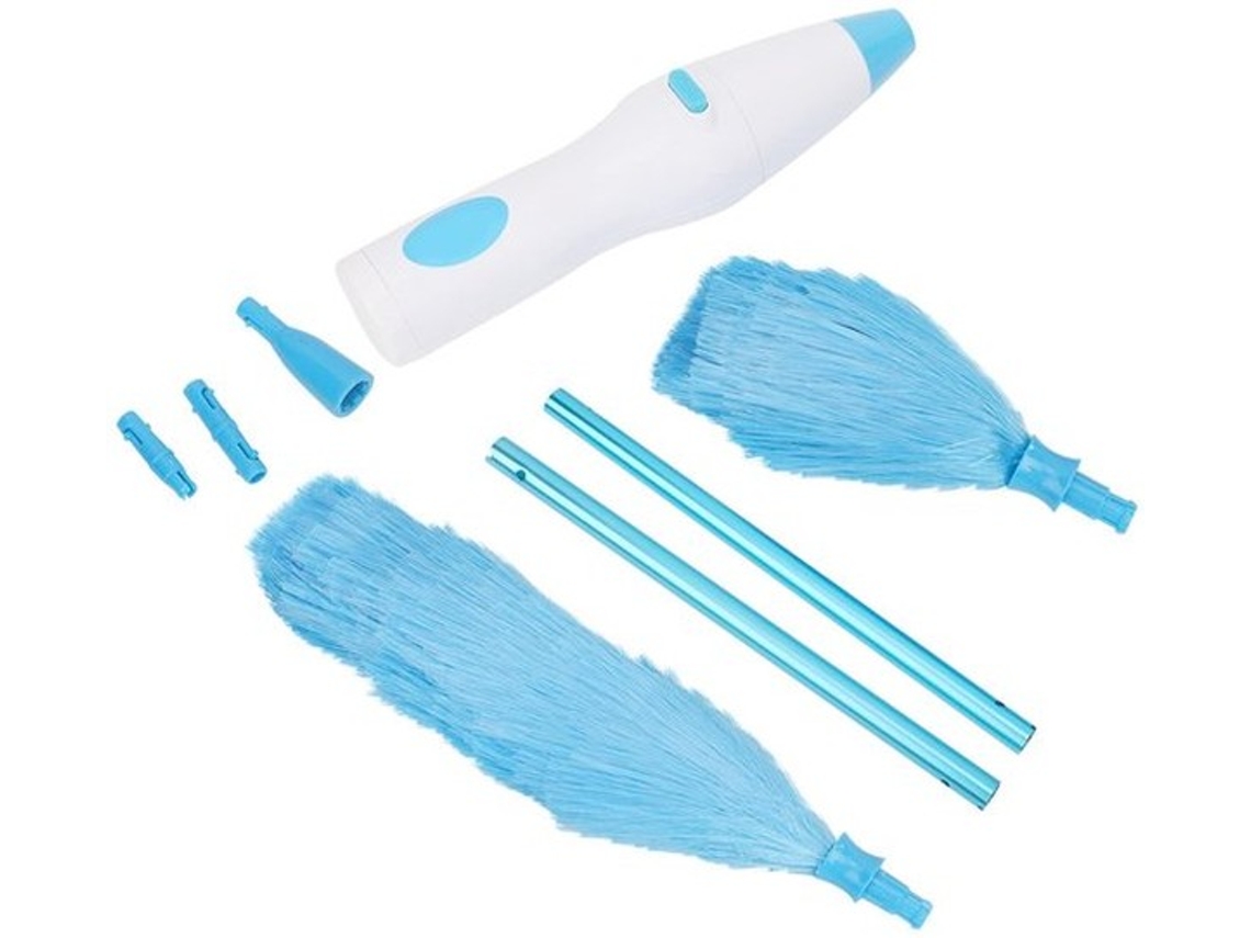 Pano Elétrico Para Pó - Ferramenta De Limpeza Flexível - Azul - Pano De Assoar E Limpeza De Móveis - Para Ventilador E Janela - 29x16x8 Cm