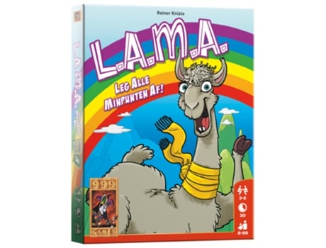 Jogo de cartas 999 GAMES L.A.M.A. (8 anos)