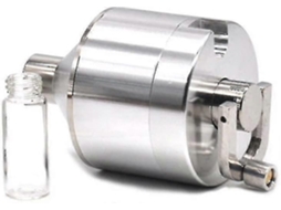Moedor De Pó De Metal, Moedor De Especiarias Manual Com Garrafa De Vidro Brilvibera