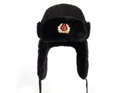 2026 gorro de Invierno Ushanka com Aletas para Orelhas Gorro de Bombeiro Gorro de Piloto Quente com Insígnia
