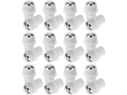 50 Tampas De Reposição Para Frascos Roll-on De Aromaterapia, Com Esferas De Aço Espessas, Refil Para