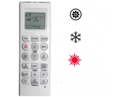 Controle Remoto de Ar Condicionado HENTEN HOME para Lg Akb73456109