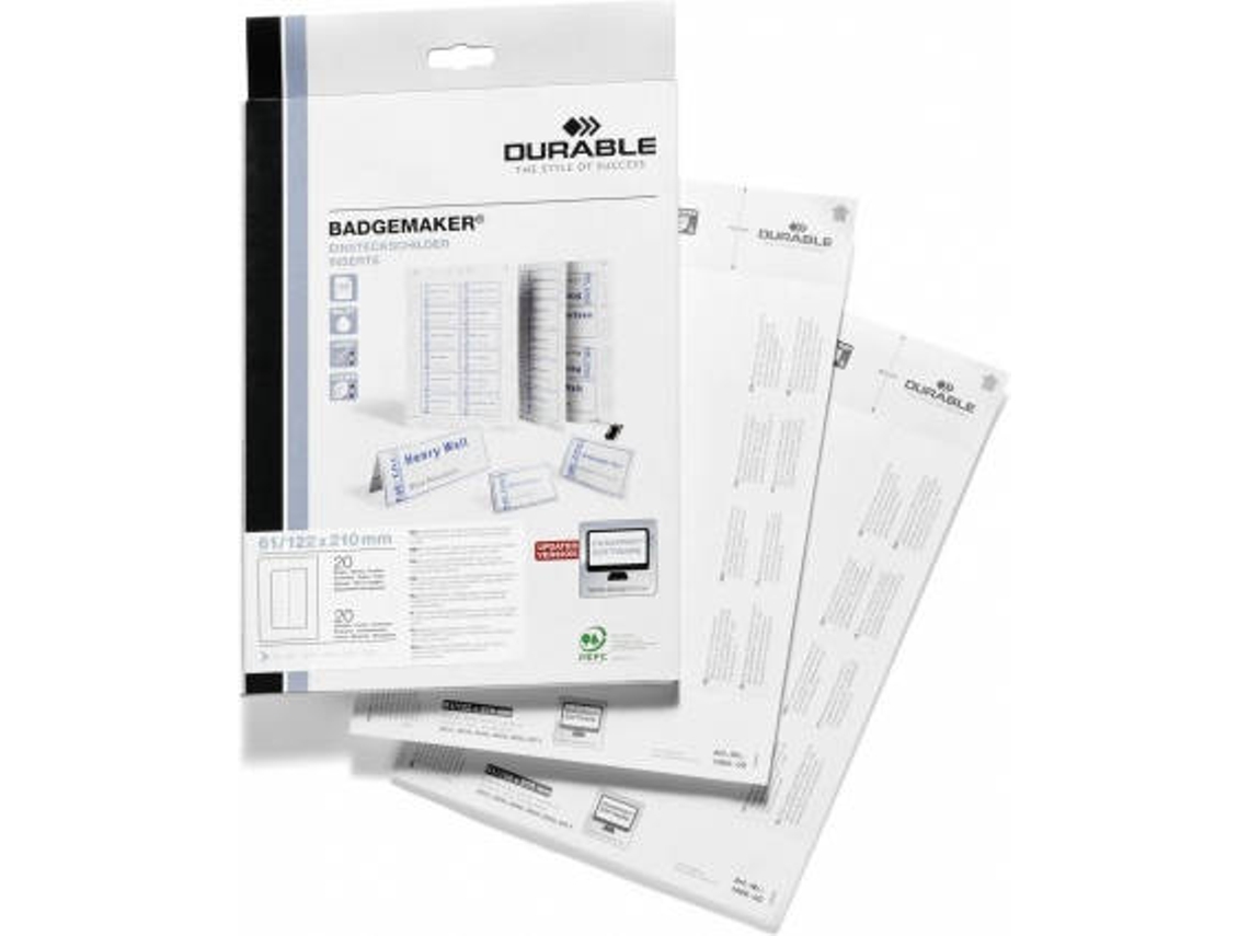 Etiquetas DURABLE 146002