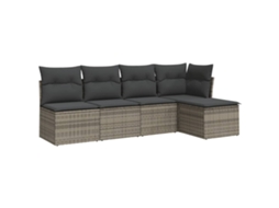 Garden Sofa Set, Garden Sofa Sets Vidaxl Cinzeto Rattan / Vime (n/a)