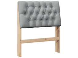 Cabeceira Estofada Cinzento claro 80 Cm MAISON EXCLUSIVE