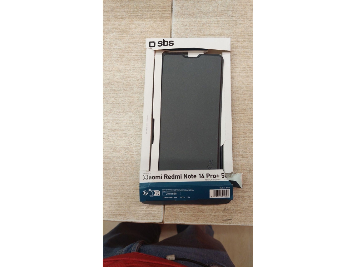 Capa SBS Instinct Redm Note 14Pro+ 5G (Outlet Caixa Aberta - Preto)