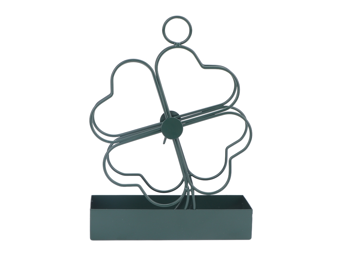 Suporte Portátil De Bobina Anti-mosquito De Trevo Para Ambientes Internos E Externos