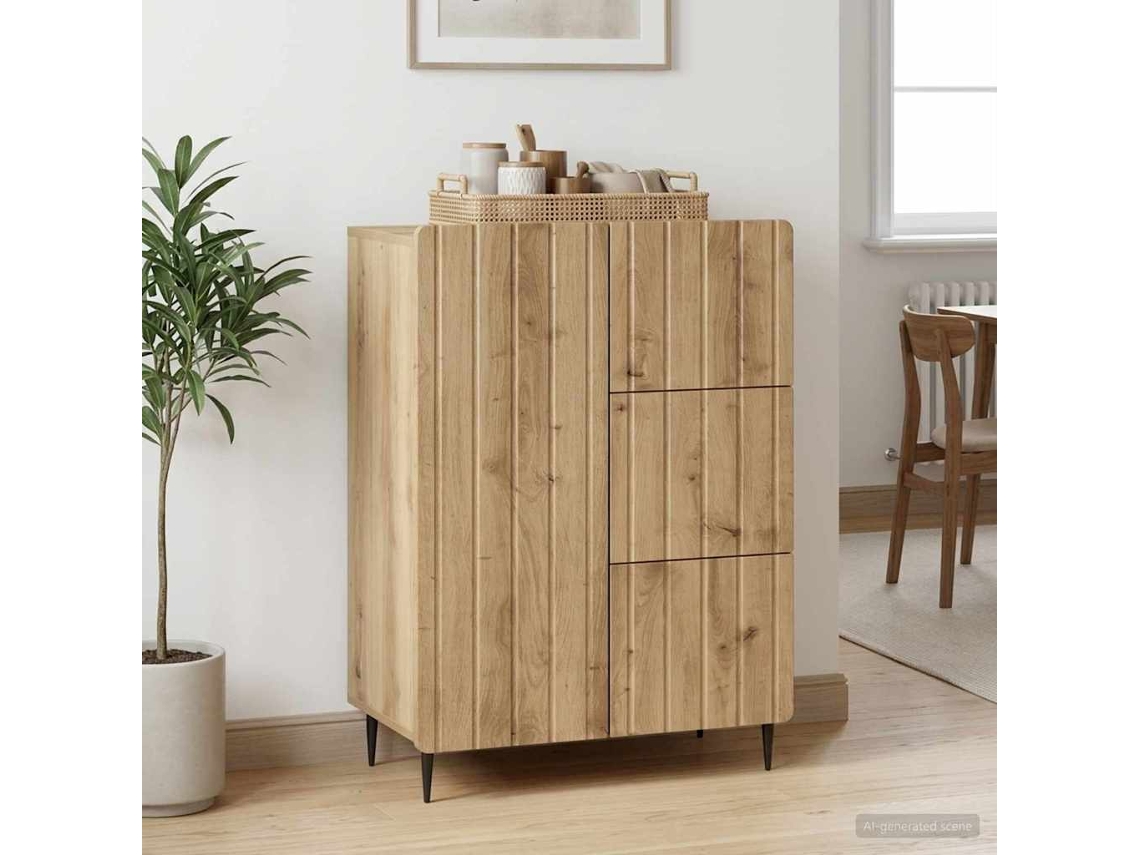 Vidaxl Buffet Carvalho Arttisan 66 X 34,5 X 91,5 Cm