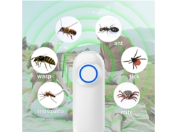 Aparelho Elétrico Anti-coceira Para Alívio De Picadas De Mosquito Branco Alivia Picadas De Mosquito Com 2 Temperaturas Diferentes Para Uso Externo