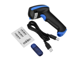 2026dn scanner de Código de Barras Sem Fio 2.4ghz Laser para Ios Android Windows com Design Ergonômico