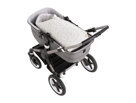 Nora Baby Saco Para Capazo Bebe Cruzado Reversible Linen Nora Baby Bags