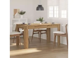 Vidaxl Mesa De Jantar 140x74,5x76 Cm Deriv Madeira Carvalho Artisiano