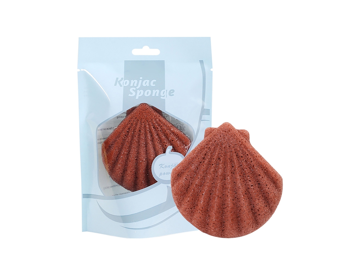 Esponja De Limpiador Facial De Konjac En Forma De Cauri