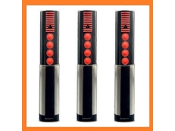 Conjunto De 3 Controles Remotos Sommer 868mhz 4020 Tx03-868-4 4026 Tx03-868-2 Para Portas De Garagem, Compatíveis Com Os Modelos 4011, 4025 E 4031.