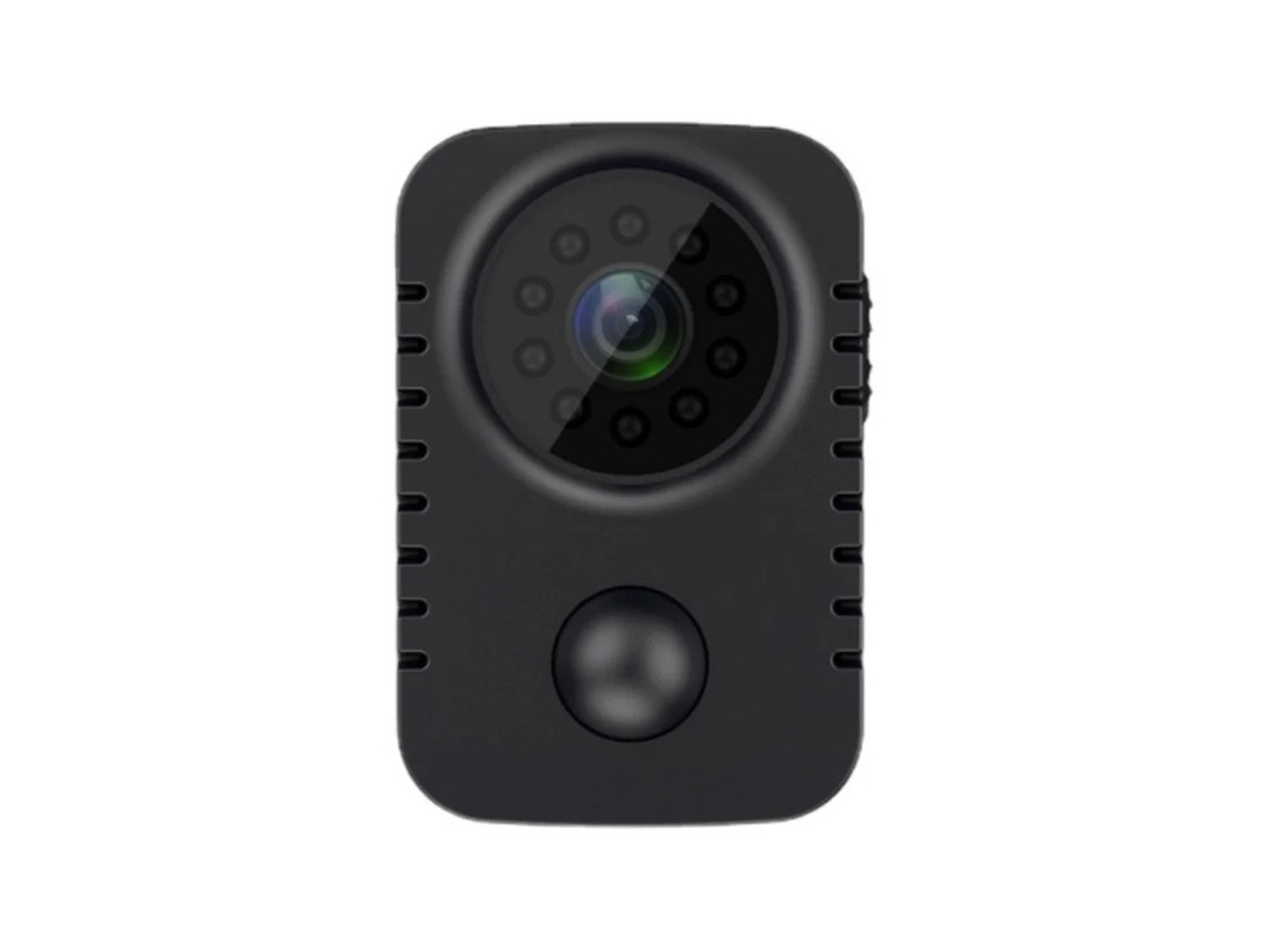 Minicâmera HD Ultra Grande Angular 1080P Bestvite com Visão Noturna (Preta)