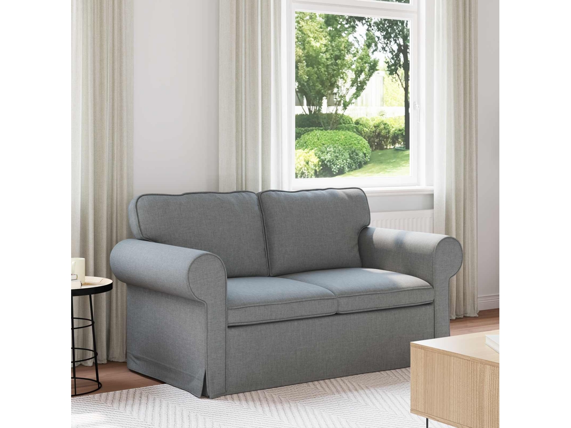 Vidaxl Sofá Cinzento-claro 155 X 82 X 80 Cm Tecido