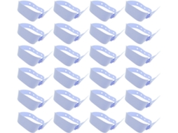 Pulseiras de Identificação Precisas, 100 Pulseiras de Identificação Médica em PVC para Hospitais e Processos
