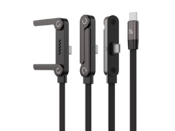 Cabo Usb-c Para Usb-c De 240 W Com Carregamento Rápido, 1 M , Inclinado A 90° Para Samsung Galaxy S26 Ultra, Iphone 17e Preto Hexinyigjly