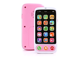 Brinquedo Telefone Educativo Para Bebê Com Luz E Música Smartphone Toy Role Play