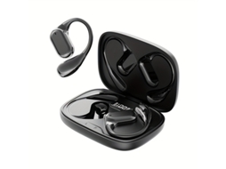 Auriculares Bluetooth True Wireless Gertiz Com Estojo De Carregamento Com Display Digital Preto